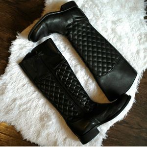 Steve Madden Quilted Reggo Boots 8 sz